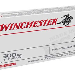 Winchester Ammunition, USA, 300 Blackout, 147 Grain, Full Metal Jacket, 20 Round Box