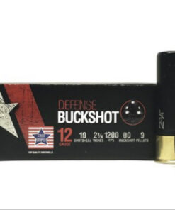 12 Gauge Stars and Stripes Defense 00 Buckshot 10rd 2-3/4" CBUCK9 - 10 Rounds