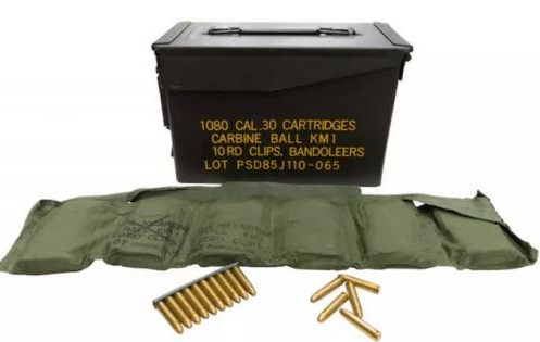 Korean Surplus 30 Carbine ammo 1080 rounds