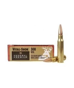 FEDERAL VITAL-SHOK 308 WINCHESTER AMMO 150 GRAIN BARNES TSX-BULLET