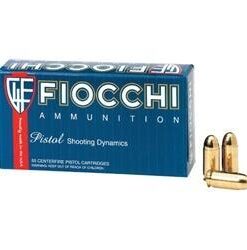 Fiocchi Shooting Dynamics Ammo 357 SIG 124 Grain Full Metal Jacket Ammunition Box of 50