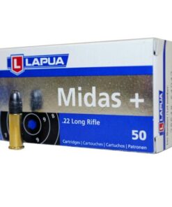 Lapua Midas Plus .22 LR Ammunition 40 Gr LRN 5000 Rnd (100 Boxes)