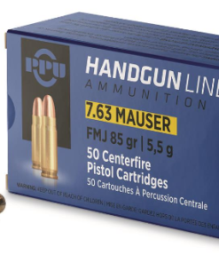 PPU 7.63mm Mauser 85 Gr FMJ 50 Rnd