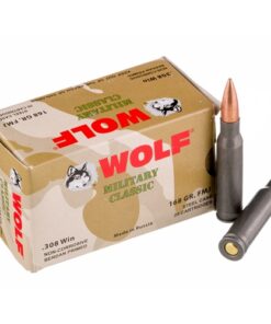 WOLF MILITARY CLASSIC 308 WINCHESTER AMMO 145 GRAIN SOFT POINT